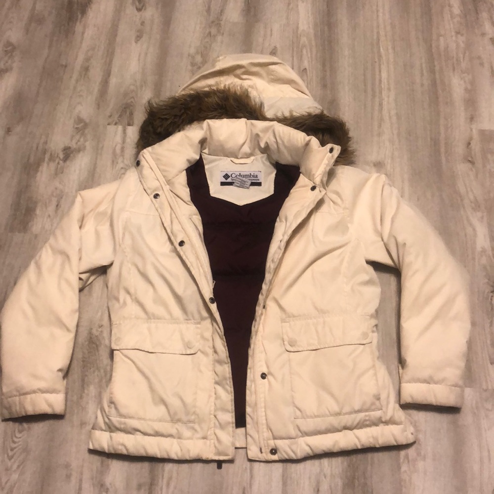 Women’s White Columbia Jacket